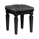  Homelegance Allura 1916BK-14 Dressing Table Stool IMAGE 1