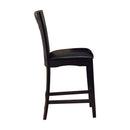  Homelegance Daisy 710-24 Counter Height Chair, Dark Brown Bi-Cast Vinyl IMAGE 3