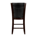  Homelegance Daisy 710-24 Counter Height Chair, Dark Brown Bi-Cast Vinyl IMAGE 5