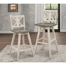  Homelegance Amsonia 5602-24WT Swivel Counter Height Chair, White IMAGE 6