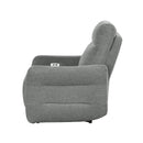  Homelegance Edition 9804DV-1PWH Power Lay Flat Reclining Chair with Power Headrest and USB Port IMAGE 3