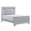  Color_Silver Size_King -- Allura 1916K-1EK* Eastern King Bed, LED Lighting IMAGE 2