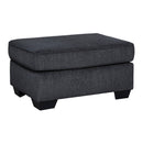  Manufacturer Color_Slate -- Signature Design by Ashley Altari Fabric Ottoman IMAGE 1