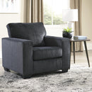  Manufacturer Color_Slate -- Signature Design by Ashley Altari Stationary Fabric Chair IMAGE 2