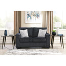  Manufacturer Color_Slate -- Signature Design by Ashley Altari Stationary Fabric Loveseat IMAGE 2