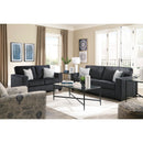 Manufacturer Color_Slate -- Signature Design by Ashley Altari Stationary Fabric Loveseat IMAGE 9