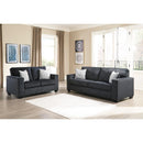  Manufacturer Color_Slate -- Signature Design by Ashley Altari Stationary Fabric Sofa IMAGE 3