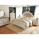  Size_Queen -- Signature Design by Ashley Realyn Upholstered Panel Bed IMAGE 5