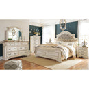  Size_California King -- Realyn B743B7 California King Upholstered Panel Bed IMAGE 8