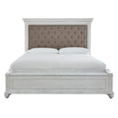  Size_Queen -- Benchcraft Kanwyn Upholstered Panel Bed with Storage IMAGE 2
