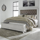  Size_Queen -- Benchcraft Kanwyn Upholstered Panel Bed with Storage IMAGE 4