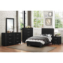  Color_Black -- Homelegance Lorenzi 2 Drawer Nightstand IMAGE 5