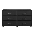  Color_Black -- Homelegance Lorenzi 6 Drawer Dresser IMAGE 1