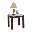  Homelegance Festus 5466-04 End Table, Marble Top IMAGE 1