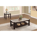  Homelegance Festus 5466-04 End Table, Marble Top IMAGE 2