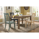 Homelegance Janina 5516BKS Side Chair, Black IMAGE 3