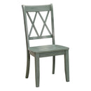  Homelegance Janina 5516TLS Side Chair, Teal IMAGE 1