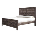  Size_King -- Wynnlow B440B11 King Crossbuck Panel Bed IMAGE 2