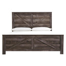 Size_King -- Wynnlow B440B11 King Crossbuck Panel Bed IMAGE 3