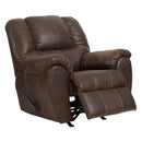  Manufacturer Color_Walnut -- Signature Design by Ashley McGann Rocker Leather Look Recliner IMAGE 2