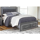  Size_Queen -- Signature Design by Ashley Lodanna Panel Bed with Storage IMAGE 1