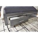  Size_Queen -- Signature Design by Ashley Lodanna Panel Bed with Storage IMAGE 7