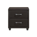 Color_Dark Brown -- Lorenzi 2220DBR-4 Night Stand IMAGE 1