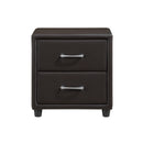  Color_Dark Brown -- Lorenzi 2220DBR-4 Night Stand IMAGE 1