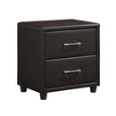  Color_Dark Brown -- Lorenzi 2220DBR-4 Night Stand IMAGE 2