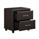  Color_Dark Brown -- Lorenzi 2220DBR-4 Night Stand IMAGE 3