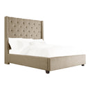  Color_Brown Size_King -- Fairborn 5877KBR-1EKDW* Eastern King Platform Bed with Storage Footboard IMAGE 2