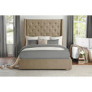  Color_Brown Size_King -- Fairborn 5877KBR-1EKDW* Eastern King Platform Bed with Storage Footboard IMAGE 6