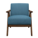  Manufacturer Color_Blue -- Damala 1138BU-1 Accent Chair IMAGE 2