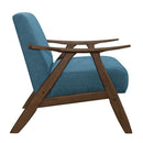  Manufacturer Color_Blue -- Damala 1138BU-1 Accent Chair IMAGE 3