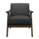 Manufacturer Color_Dark grey -- Damala 1138DG-1 Accent Chair IMAGE 2