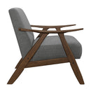  Manufacturer Color_Grey -- Damala 1138GY-1 Accent Chair IMAGE 3