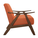  Manufacturer Color_Orange -- Damala 1138RN-1 Accent Chair IMAGE 3