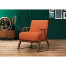 Manufacturer Color_Orange -- Damala 1138RN-1 Accent Chair IMAGE 4