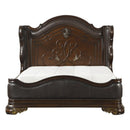  Size_Queen -- Homelegance Royal Highlands Upholstered Panel Bed IMAGE 1