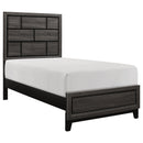  Color_Grey Size_Twin -- Davi 1645T-1* Twin Bed IMAGE 2