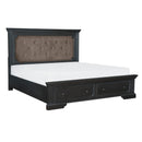  Size_King -- Bolingbrook 1647K-1EK* Eastern King Platform Bed with Footboard Storage IMAGE 2
