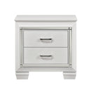  Color_White -- Allura 1916W-4 Night Stand, LED Lighting IMAGE 1