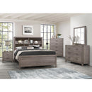  Size_Queen -- Homelegance Woodrow Upholstered Platform Bed IMAGE 3