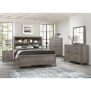  Size_Queen -- Homelegance Woodrow Upholstered Platform Bed IMAGE 4