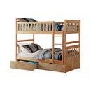  Homelegance Bartly B2043-1*T Twin/Twin Bunk Bed with Storage Boxes IMAGE 6