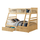  Homelegance Bartly B2043TF-1*T Twin/Full Bunk Bed with Storage Boxes IMAGE 1
