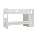  Homelegance Galen B2053SBW-1* Twin/Twin Step Bunk Bed IMAGE 1