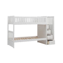  Homelegance Galen B2053SBW-1* Twin/Twin Step Bunk Bed IMAGE 4