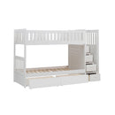  Homelegance Galen B2053SBW-1*T Twin/Twin Step Bunk Bed with Storage Boxes IMAGE 5