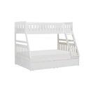  Homelegance Galen B2053TFW-1*T Twin/Full Bunk Bed with Storage Boxes IMAGE 1